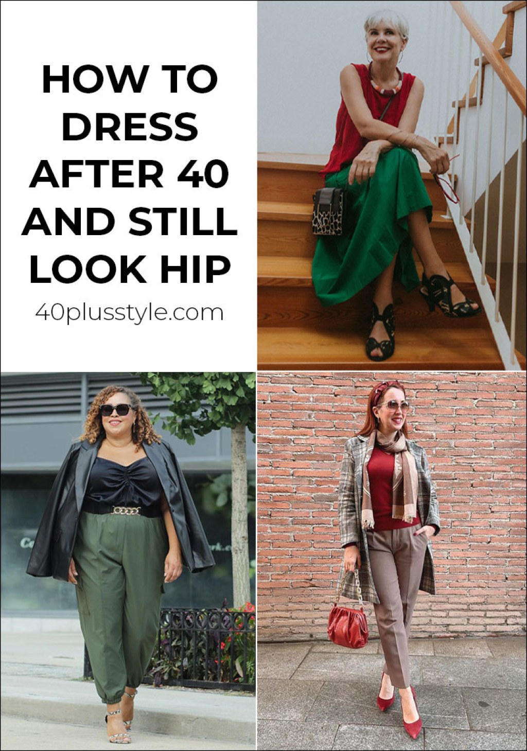 Picture of: How to dress after  and still look hip? Style tips for women over