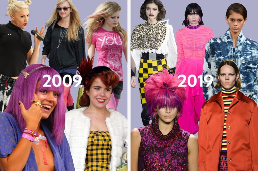 Picture of: Proof that fashion trends come back every decade:  vs