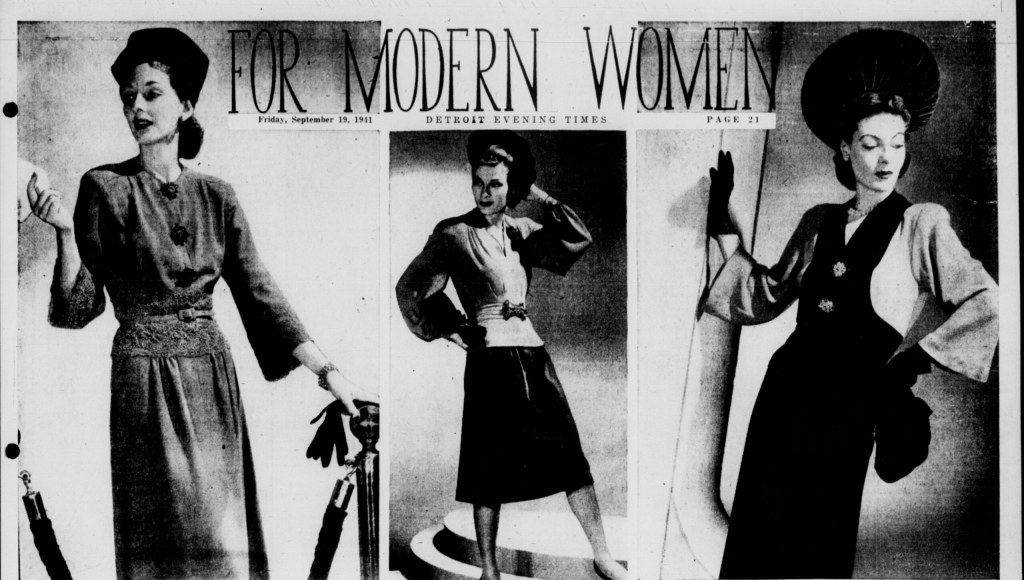 Picture of: Women’s Fashion History Through Newspapers: –  Headlines